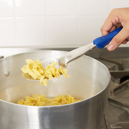 Thìa Có Lỗ Hạng Nặng Vollrath 6414230 35.6 cm Tay Cầm Nylon Xanh Dương