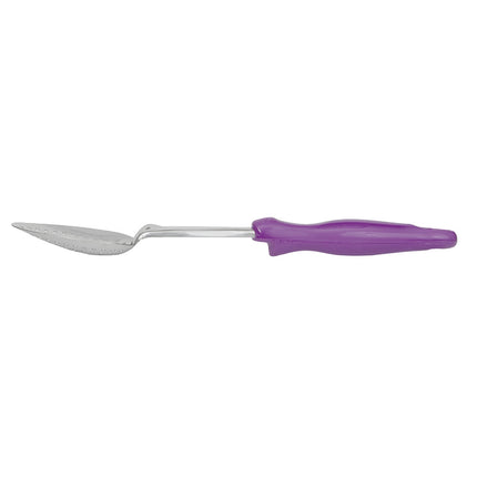 Thìa Dội Có Lỗ Vollrath 6414280 35.6 cm Tay Cầm Tím Công Thái Học - Thép Không Gỉ