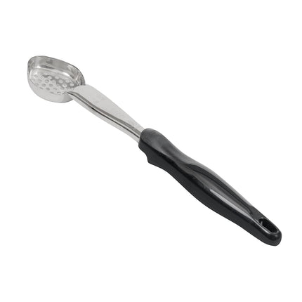Thìa Chia Phần Oval Có Lỗ Vollrath 6422120 30 ml Tay Cầm Nylon Màu Đen Cao Cấp Thép Không Gỉ