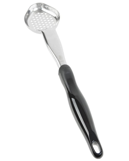 Thìa Múc Oval Có Lỗ Vollrath 6422220 59 ml Tay Cầm Nylon Đen Cao Cấp Thép Không Gỉ