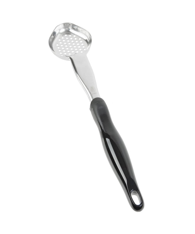 Thìa Múc Oval Có Lỗ Vollrath 6422220 59 ml Tay Cầm Nylon Đen Cao Cấp Thép Không Gỉ