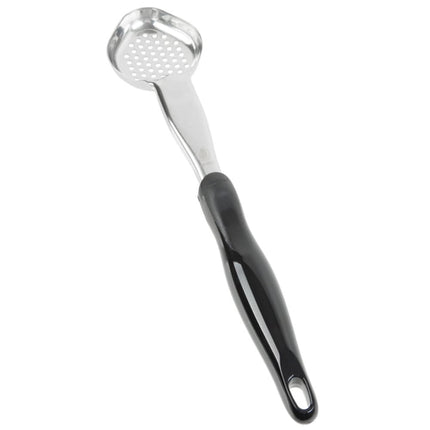 Thìa Múc Oval Có Lỗ Vollrath 6422220 59 ml Tay Cầm Nylon Đen Cao Cấp Thép Không Gỉ