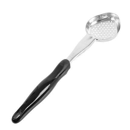 Thìa Múc Oval Có Lỗ Vollrath 6422320 89 ml Tay Cầm Nylon Đen Cao Cấp Thép Không Gỉ