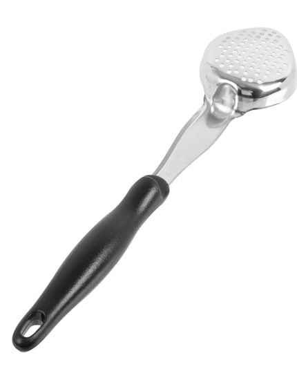 Thìa Múc Oval Có Lỗ Vollrath 6422320 89 ml Tay Cầm Nylon Đen Cao Cấp Thép Không Gỉ
