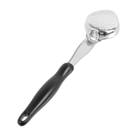 Thìa Múc Oval Có Lỗ Vollrath 6422320 89 ml Tay Cầm Nylon Đen Cao Cấp Thép Không Gỉ