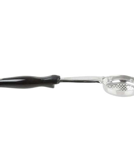 Thìa Múc Oval Có Lỗ Vollrath 6422420 118 ml Tay Cầm Nylon Đen Thép Không Gỉ