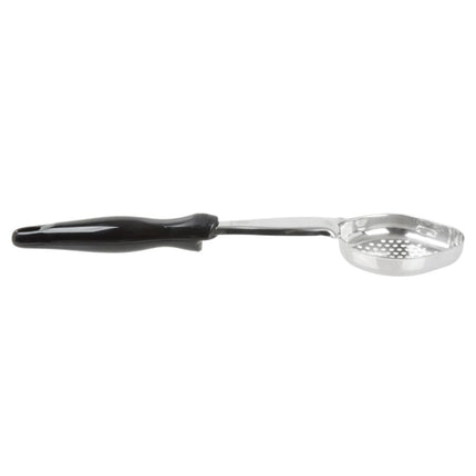 Thìa Múc Oval Có Lỗ Vollrath 6422420 118 ml Tay Cầm Nylon Đen Thép Không Gỉ