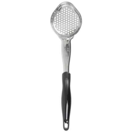 Thìa Múc Oval Có Lỗ Vollrath 6422420 118 ml Tay Cầm Nylon Đen Thép Không Gỉ