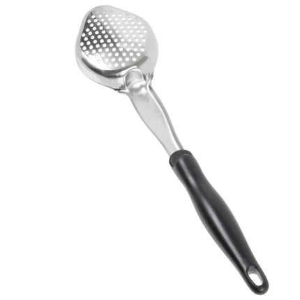 Thìa Múc Oval Có Lỗ Vollrath 6422420 118 ml Tay Cầm Nylon Đen Thép Không Gỉ