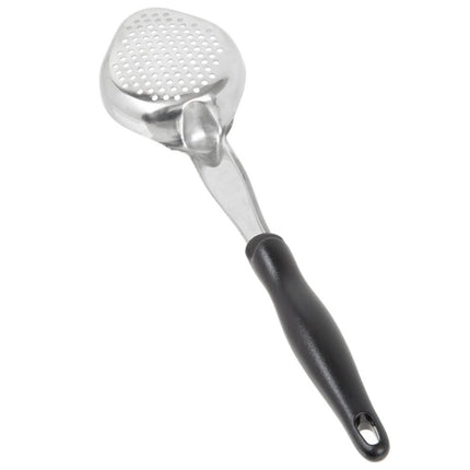 Thìa Múc Oval Có Lỗ Vollrath 6422520 148 ml Tay Cầm Nylon Đen Thép Không Gỉ