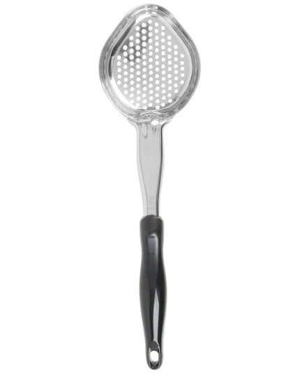 Thìa Múc Oval Có Lỗ Vollrath 6422620 177 ml Tay Cầm Nylon Đen Thép Không Gỉ