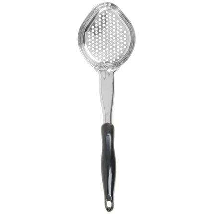 Thìa Múc Oval Có Lỗ Vollrath 6422620 177 ml Tay Cầm Nylon Đen Thép Không Gỉ