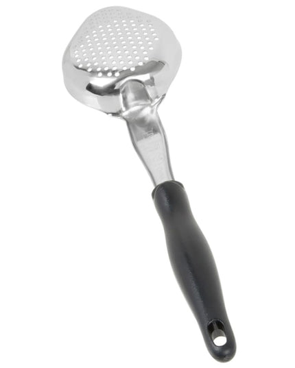 Thìa Múc Oval Có Lỗ Vollrath 6422620 177 ml Tay Cầm Nylon Đen Thép Không Gỉ