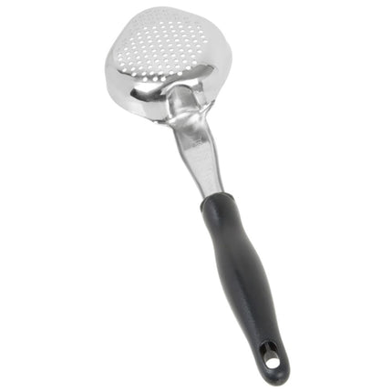 Thìa Múc Oval Có Lỗ Vollrath 6422620 177 ml Tay Cầm Nylon Đen Thép Không Gỉ