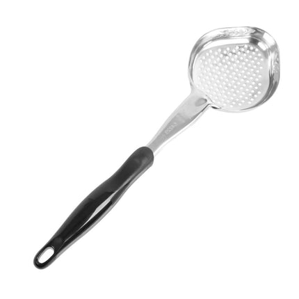 Thìa Múc Oval Có Lỗ Vollrath 6422820 237 ml Tay Cầm Nylon Đen Thép Không Gỉ