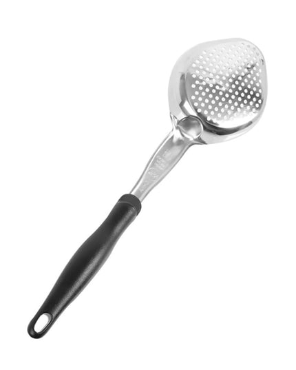 Thìa Múc Oval Có Lỗ Vollrath 6422820 237 ml Tay Cầm Nylon Đen Thép Không Gỉ