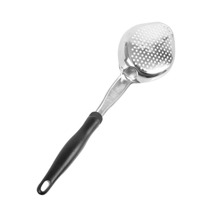 Thìa Múc Oval Có Lỗ Vollrath 6422820 237 ml Tay Cầm Nylon Đen Thép Không Gỉ