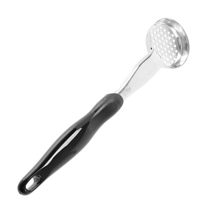 Thìa Chia Phần Tròn Có Lỗ Vollrath 6432220 59 ml - Tay Cầm Nylon Màu Đen, Cao Cấp, Thép Không Gỉ