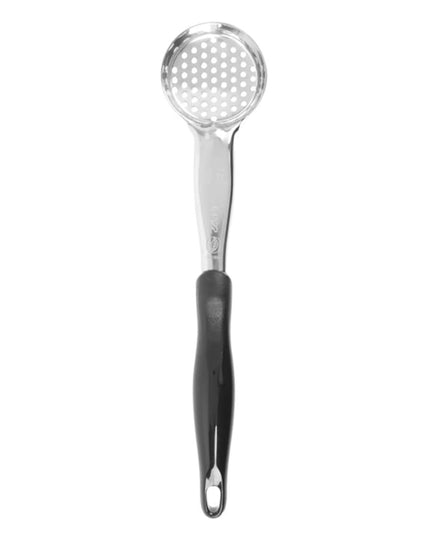 Thìa Chia Phần Tròn Có Lỗ Vollrath 6432220 59 ml - Tay Cầm Nylon Màu Đen, Cao Cấp, Thép Không Gỉ