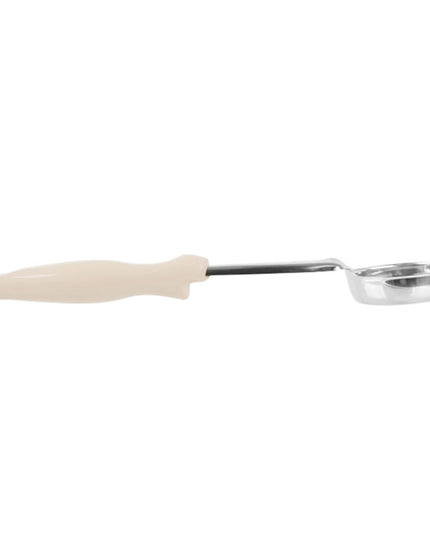 Thìa Chia Phần Tròn Có Lỗ Vollrath 6432335 89 ml - Tay Cầm Nylon Màu Ngà, Cao Cấp, Thép Không Gỉ