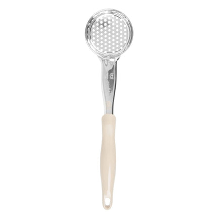 Thìa Chia Phần Tròn Có Lỗ Vollrath 6432335 89 ml - Tay Cầm Nylon Màu Ngà, Cao Cấp, Thép Không Gỉ