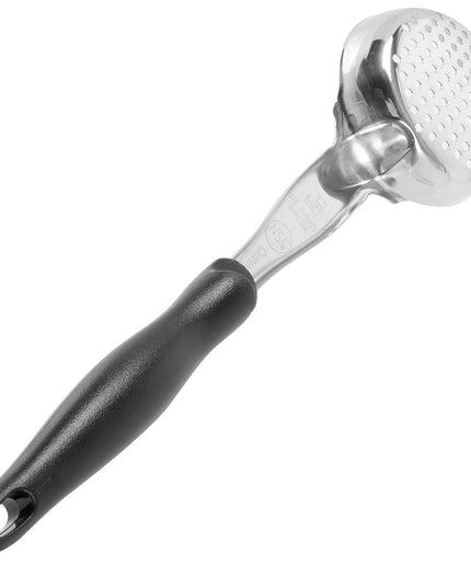 Muỗng Múc Tròn Có Lỗ Vollrath 6432420 118 ml Tay Cầm Nylon Đen Hạng Nặng Thép Không Gỉ