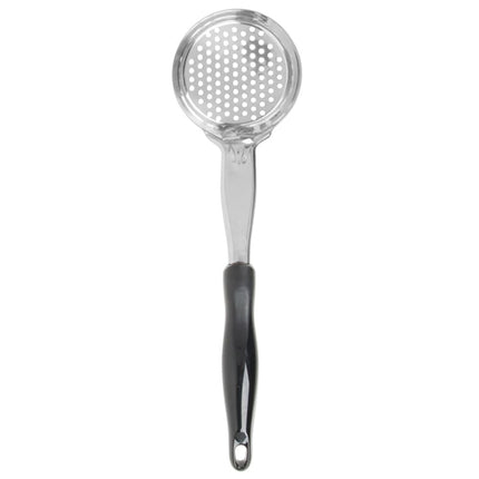 Muỗng Múc Tròn Có Lỗ Vollrath 6432520 148 ml Tay Cầm Nylon Đen Hạng Nặng Thép Không Gỉ