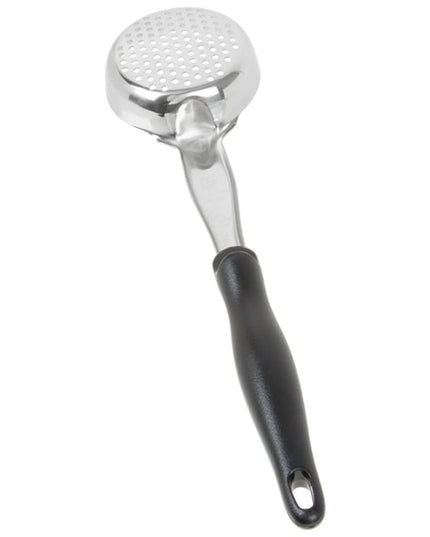 Muỗng Múc Tròn Có Lỗ Vollrath 6432520 148 ml Tay Cầm Nylon Đen Hạng Nặng Thép Không Gỉ