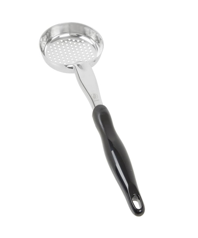 Thìa Chia Phần Tròn Có Lỗ Vollrath 6432620 177 ml - Tay Cầm Nylon Màu Đen, Cao Cấp, Thép Không Gỉ