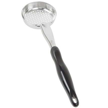Thìa Chia Phần Tròn Có Lỗ Vollrath 6432620 177 ml - Tay Cầm Nylon Màu Đen, Cao Cấp, Thép Không Gỉ