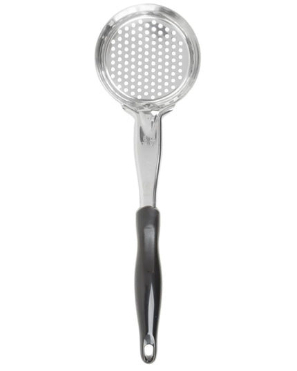 Thìa Chia Phần Tròn Có Lỗ Vollrath 6432620 177 ml - Tay Cầm Nylon Màu Đen, Cao Cấp, Thép Không Gỉ