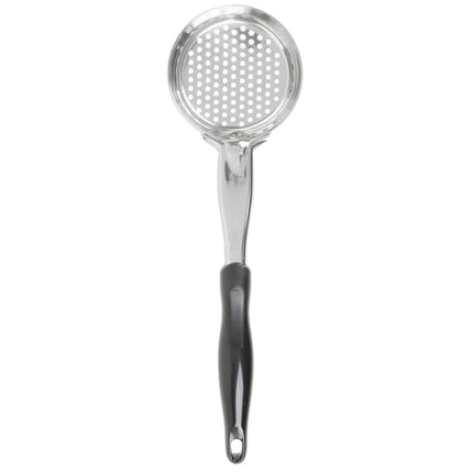 Thìa Chia Phần Tròn Có Lỗ Vollrath 6432620 177 ml - Tay Cầm Nylon Màu Đen, Cao Cấp, Thép Không Gỉ