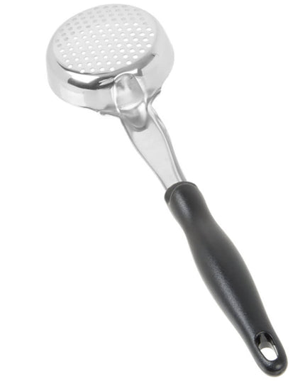 Thìa Chia Phần Tròn Có Lỗ Vollrath 6432620 177 ml - Tay Cầm Nylon Màu Đen, Cao Cấp, Thép Không Gỉ