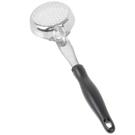 Thìa Chia Phần Tròn Có Lỗ Vollrath 6432620 177 ml - Tay Cầm Nylon Màu Đen, Cao Cấp, Thép Không Gỉ
