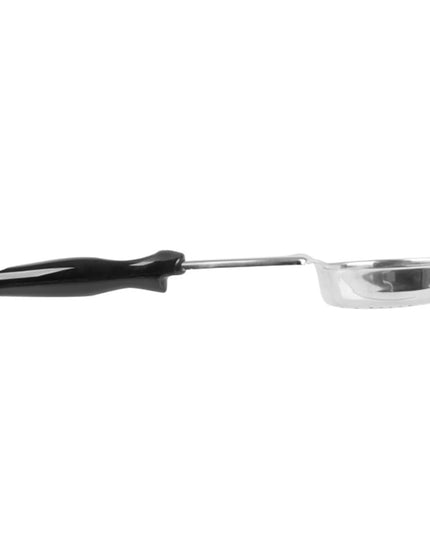 Thìa Chia Phần Tròn Có Lỗ Vollrath 6432820 236 ml - Tay Cầm Nylon Màu Đen, Cao Cấp, Thép Không Gỉ