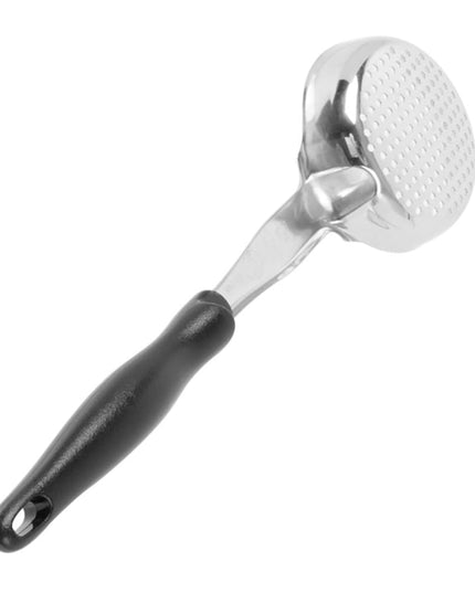 Thìa Chia Phần Tròn Có Lỗ Vollrath 6432820 236 ml - Tay Cầm Nylon Màu Đen, Cao Cấp, Thép Không Gỉ