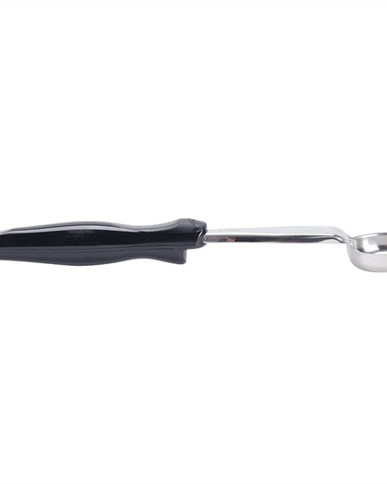 Muỗng Múc Tròn Không Lỗ Vollrath 6433120 30 ml Tay Cầm Nylon Đen Hạng Nặng Thép Không Gỉ