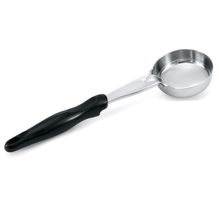 Muỗng Múc Tròn Không Lỗ Vollrath 6433120 30 ml Tay Cầm Nylon Đen Hạng Nặng Thép Không Gỉ