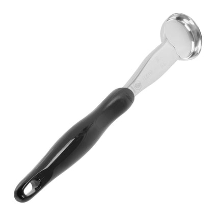 Muỗng Múc Tròn Không Lỗ Vollrath 6433120 30 ml Tay Cầm Nylon Đen Hạng Nặng Thép Không Gỉ
