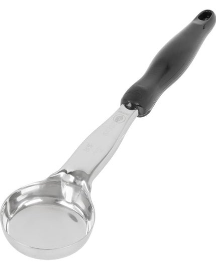 Muỗng Múc Tròn Không Lỗ Vollrath 6433220 59 ml Tay Cầm Nylon Đen Hạng Nặng Thép Không Gỉ
