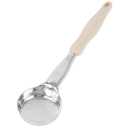 Muỗng Múc Tròn Không Lỗ Vollrath 6433335 89 ml Tay Cầm Nylon Ngà Hạng Nặng Thép Không Gỉ