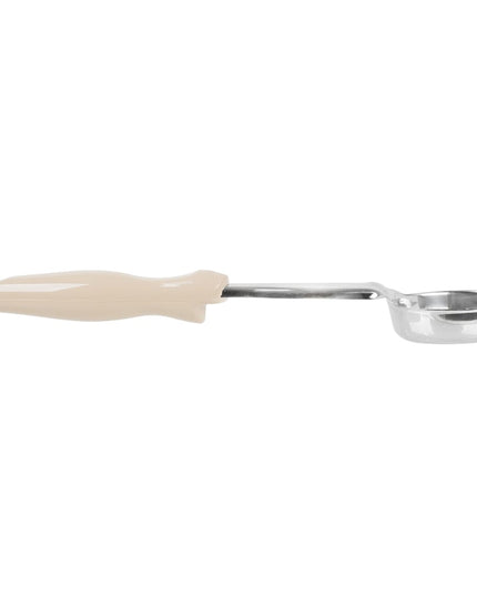 Muỗng Múc Tròn Không Lỗ Vollrath 6433335 89 ml Tay Cầm Nylon Ngà Hạng Nặng Thép Không Gỉ
