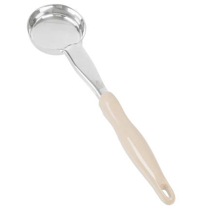 Muỗng Múc Tròn Không Lỗ Vollrath 6433335 89 ml Tay Cầm Nylon Ngà Hạng Nặng Thép Không Gỉ