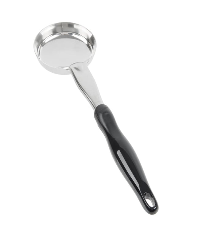 Muỗng Múc Tròn Không Lỗ Vollrath 6433520 148 ml Tay Cầm Nylon Đen Hạng Nặng Thép Không Gỉ