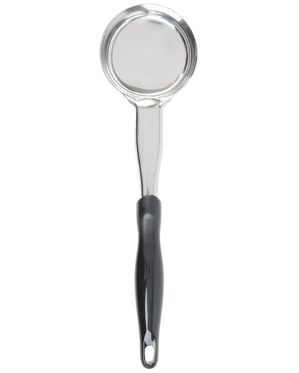 Muỗng Múc Tròn Không Lỗ Vollrath 6433520 148 ml Tay Cầm Nylon Đen Hạng Nặng Thép Không Gỉ
