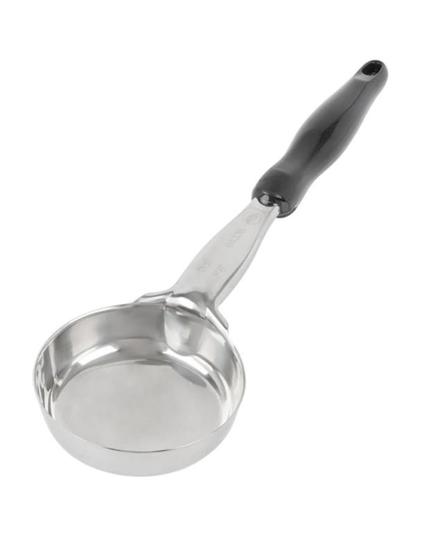 Muỗng Múc Tròn Không Lỗ Vollrath 6433620 177 ml Tay Cầm Nylon Đen Hạng Nặng Thép Không Gỉ