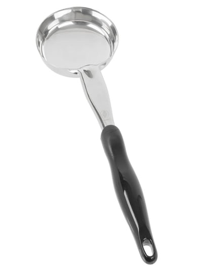 Muỗng Múc Tròn Không Lỗ Vollrath 6433620 177 ml Tay Cầm Nylon Đen Hạng Nặng Thép Không Gỉ