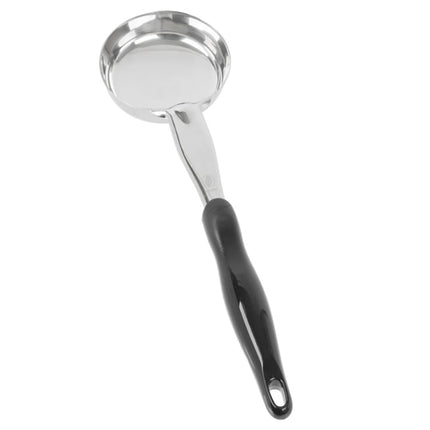 Muỗng Múc Tròn Không Lỗ Vollrath 6433620 177 ml Tay Cầm Nylon Đen Hạng Nặng Thép Không Gỉ