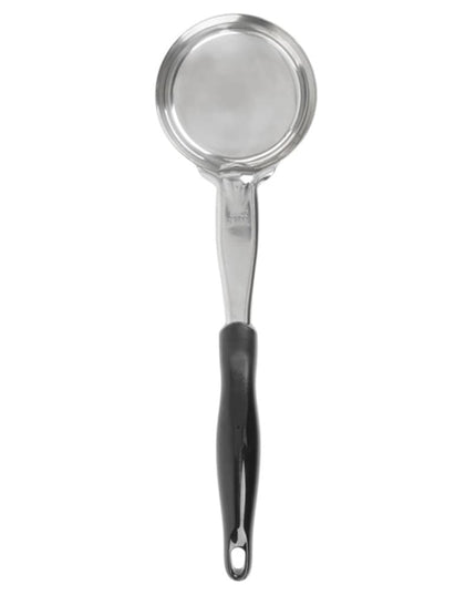 Muỗng Múc Tròn Không Lỗ Vollrath 6433620 177 ml Tay Cầm Nylon Đen Hạng Nặng Thép Không Gỉ