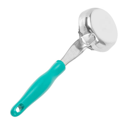 Thìa Chia Phần Tròn Đặc Vollrath 6433655 177 ml - Tay Cầm Nylon Màu Xanh Mòng Két, Cao Cấp, Thép Không Gỉ